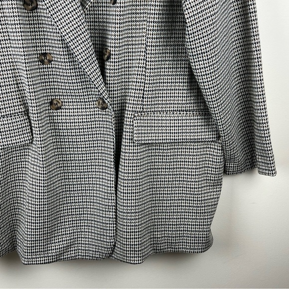 Maurice’s Corpcore Classic Lightweight Houndstooth m Double Breasted Peacoat 3X - Picture 4 of 9